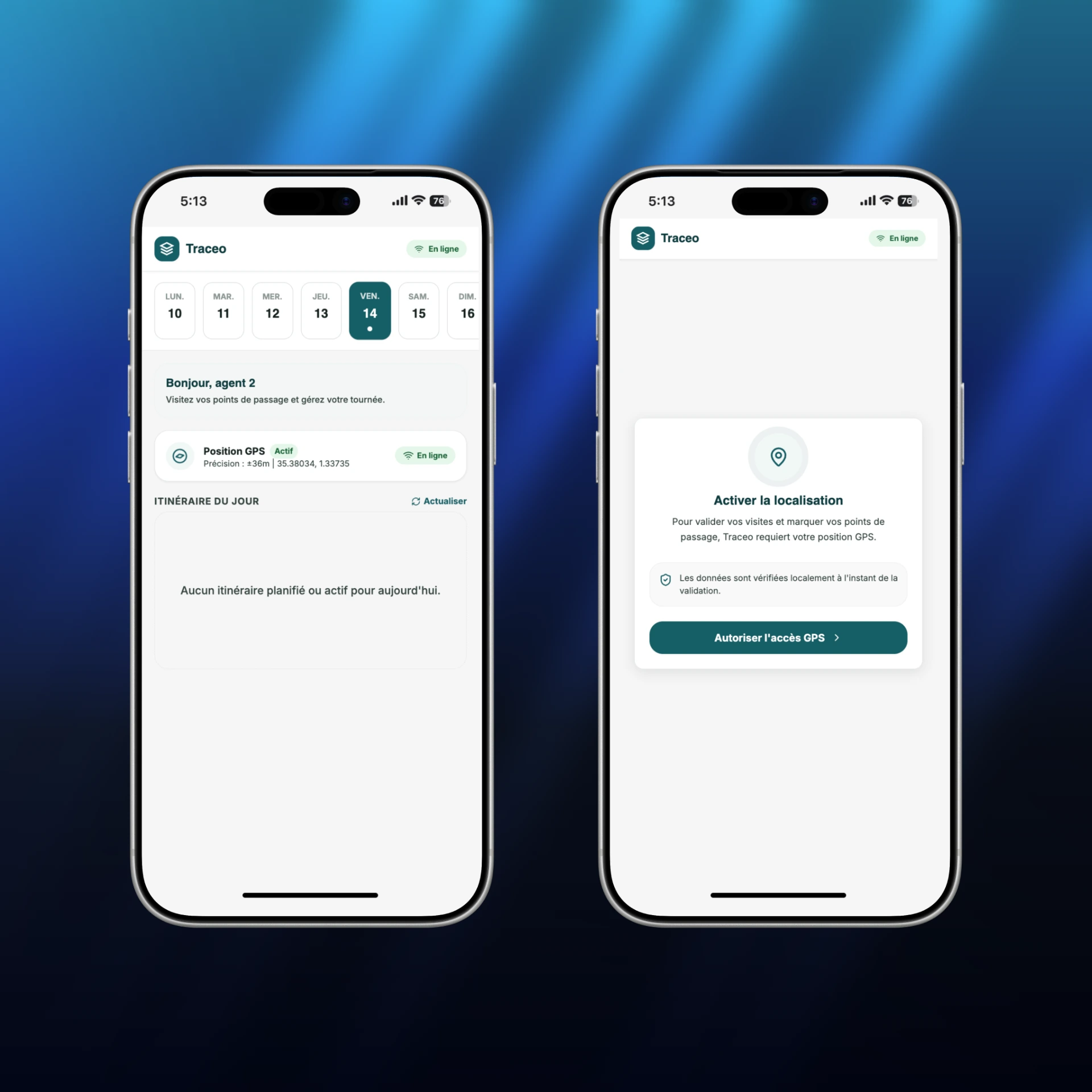 Traceo Mobile Field PWA - Proximity Radar & Offline Check-In Sheet